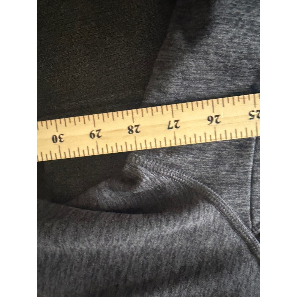 The North Face Mens XXL Full Zip Fleece Jacket Gray Heathered Mock Neck - Picture 5 of 7